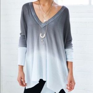 pins and needles dip-dye tent top